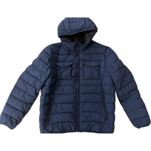 Levis mens puffer jacket navy - levis,